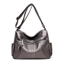 Bolsos de hombro de piel auténtica, bandolera, bolso de lujo a la moda para mujer, bolso Vintage de diseñador para mujer, bolso de alta calidad C1329 2024 - compra barato