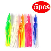 5 pcs 18cm/13.3g 5-color fishing bait soft baits fishing lures squid bait hollow false bait squid head catfish trout carp bait 2024 - buy cheap