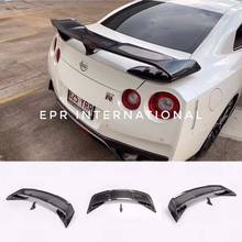 For Nissan GTR R35 MY17 2017 (Also Can Fit 09-16) Carbon Fiber VS Style Rear Trunk Spoiler Wing Lip Car Accessories Bodykits 2024 - buy cheap