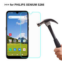 for PHILIPS XENIUM S266 Tempered Glass Screen Ptector Protective Glass on For Pelicula de vidroPHILIPS XENIUM S266 6.08" Glass 2024 - buy cheap