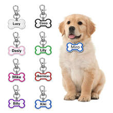 Pet Dog Cat Collar Accessories Decoration Pet ID Dog Tags Collars Stainless Steel Cat Tag Customized Tag Free Engraving 2024 - buy cheap