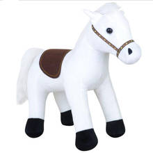 Juguetes de peluche para niños, regalo de cumpleaños y Navidad, viaje, caballo dragón blanco 2024 - compra barato