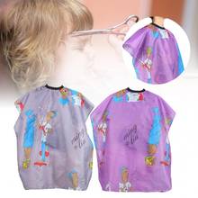 Hairdresser Apron Children Kids Hairdressing Apron Waterproof Home Barber Shop Cartoon Pattern Hair Cutting Dyeing Gown Cape 2024 - compre barato