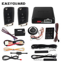 EASYGUARD smart key PKE keyless entry remote engine start keyless go touch password entry auto lock unlock car alarm system 2024 - buy cheap