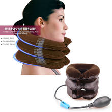 U Neck Pillow Air Inflatable Pillow Cervical Brace Neck Shoulder Pain Relax Support Massager Pillow Air Cushion Traction Soft 2024 - buy cheap