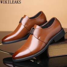 Formal Oxford Shoes for Men Fashion Dress Shoes Men Party Shoes for Men Luxury Office 2022 Pointed Toe Zapatos De Vestir Hombre 2024 - buy cheap