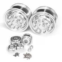 LESU Front Unpowered Wheel Metal Hub Part B 1/14 RC Tamiya Model Tractor Truck TH02489 Wide Type 2024 - buy cheap