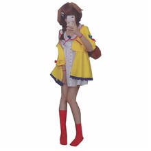 Inugami korone-roupa de cosplay vtuber 2021, fantasia feminina, uniforme, halloween, carnaval, roupas, anime fantasia, feito sob encomenda 2024 - compre barato