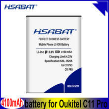 HSABAT C11 Pro 4100mAh Battery for Oukitel C11 Pro for Oukitel C11 Batteries 2024 - buy cheap