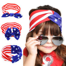 Prowow 4th Of July Headband For Girl Children Bows Knotted  Newborn Baby Girl Headbands Independance Day Kids Hair Accessories 2024 - buy cheap
