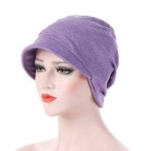 Women Cancer Chemo Hat Beanie Cap Twisted Knot Turban Head Wrap Beanie Scarf Turban Head Wrap Cap Turban Wrap Cap 2024 - buy cheap