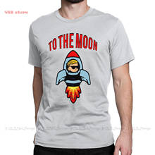 Camiseta clásica WSB TO THE MOON GME AMC para hombre, camisa de inversión Wallstreetbets, camisetas de algodón puro de manga corta de gran tamaño 2024 - compra barato