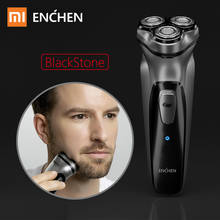 Xiaomi Mijia электробритва, бритва, станок для бритья, мужская электробритва с 3 головками, триммер для бороды для мужчин, Enchen BlackStone 2024 - купить недорого