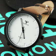 Часы наручные Yazole Мужские кварцевые, брендовые модные светящиеся в простом стиле, для деловых студентов 2024 - купить недорого
