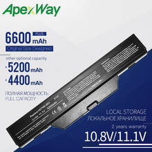 Apexway-Batería de ordenador portátil de 6 celdas, 4400mAh, para Hp 550 Business Notebook 6720s 6730s 6735s 6820s 6830s HSTNN-IB51 2024 - compra barato