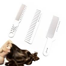 Peine Antiestático de carbono para peluquería, herramienta de peinado profesional para peluquería, para el hogar, 1 unidad 2024 - compra barato