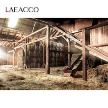 Laeacco Rural Area Warehouse Haystack Beam Scene Photophone Photo Backdrop Photographic Background For Photo Studio Photocall 2024 - buy cheap