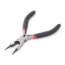 Jewelry Pliers, Round Nose Pliers, Wire Cutter, Polishing, Black, 128x65x10mm 2024 - buy cheap