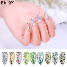 Elite99 10ml Glitter UV Nail Art Gel Polish Shiny Sequins Semi-Permanent UV Varnish Laser Flakes Decorations Nails Polish Gellak 2024 - buy cheap