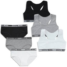 Teenage Clothes Sets Sport Underwear Training Bra  Young Girls Underwear Girls Teen Bra Panties Sets 8-14Y 2024 - buy cheap