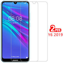 case for huawei y6 pro prime 2019 cover tempered glass screen protector on y 6 6y y62019 y6prime y6pro protective phone coque 2024 - buy cheap