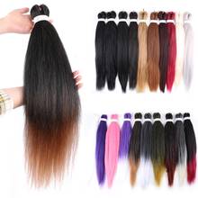 Belle Show Pre Stretched Braiding Hair Extensions Ombre Easy Jumbo Braids Hair 20" 26" Synthetic Crochet Braids Black Brown Pink 2024 - buy cheap