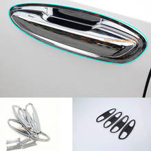 Car Cover Trim ABS Chrome Door Bowl Handrail Frame Armrest Hoods For Lexus ES ES200 ES250 ES300 ES350 2018 2019 2020 2021 2024 - buy cheap