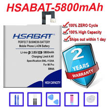 BM4A original HSABAT Top Brand 100% New Battery for Xiaomi Hongmi Redmi pro 5800mAh 2024 - buy cheap