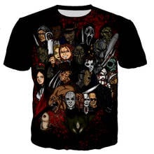 Murderers Horror Movies men/women New fashion cool 3D printed t-shirts casual style tshirt streetwear tops dropshipping 2024 - buy cheap