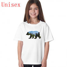 Everyday is Earth Day Nature Forest Wild Bear girls tshirt kids clothing kids clothes girls kids tshirts boys shorts 2024 - buy cheap