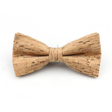 Único tecido de madeira clássico gravata borboleta para homem moda unissex smoking diário festa negócio gravata borboleta presente à moda acessório 2024 - compre barato