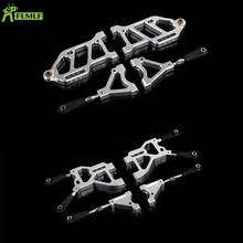 Juego de brazo de suspensión delantera y trasera de aleación CNC, piezas de juguetes de coche RC para 1/6 HPI FG Monster, Hummer, ROFUN, ROVAN, Big Monster 2024 - compra barato