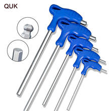 QUK 9Pcs Allen Key Set Universal Wrench Double-Ended Spanner T-Shape Hex Ball Ends Screw Nuts Drivers Household DIY Repair Tool 2024 - buy cheap