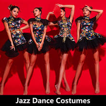 2021 Street Dance Clothing Chinese Style Bar Nightclub Gogo Dancer Costume Female Sexy Nightclub Dj Outfits Rave Clothes DQS5511 2024 - buy cheap