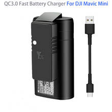 QC3.0 Fast Battery Charger USB Charging With TYPE C Cable For DJI Mavic Mini Drone Accessories 5.0V / 3A 2024 - buy cheap