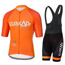 Euskadi-Conjunto maillot ciclismo para hombre, ropa de ciclismo de competición en carretera, de manga corta 2024 - compra barato