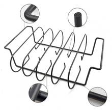 Non-Stick Stainless Steel Steak Rack Stand Holders Roasting Rib Rotisserie Kitchen Accessories Grilling BBQ Tools Barbecue Stuff 2024 - buy cheap