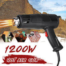 EU/US Plug Heat Gun 1200W Hot Air Gun 150°C-550°C Plug-in Dual Air Flow Settings for Shrinking Wrapping PVC Paint Drying 2024 - buy cheap