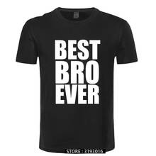 Новинка, футболка Best Bro Brother Ever, Футболка, большой маленький подарок, забавная крутая футболка, футболка унисекс, больше размеров и цветов 2024 - купить недорого