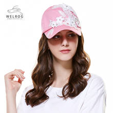 WELROG-gorra de béisbol bordada para niña y niño, sombrero vaquero con diamantes de imitación, gorros de Hip Hop elásticos ajustables para otoño 2024 - compra barato