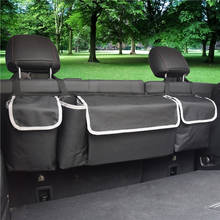 Вместительная Многофункциональная Универсальная Ткань Оксфорд, автомобильное сиденье, заднее сиденье, органайзер для багажника автомобиля, сумка для хранения заднего сиденья 2024 - купить недорого