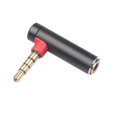 90 Degree Right Angled 3.5MM Male To Female Audio Converter Adapter Connector L Type Stereo Earphone Microphone Jack Plug 2024 - buy cheap