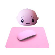 for Apple Mouse Protective Film with Mouse Pad(pink) & Mini 1200 Dpi Cute Optical Mouse with USB Cable 2024 - buy cheap