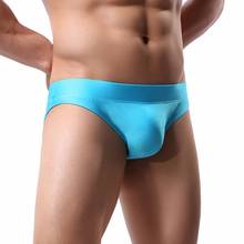 2020 brand howe ray Men's sexy briefs men solid underwear Men breathable quick-dry low waist gay underwear 2024 - buy cheap