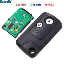 2 Button Intelligent Smart Remote Key 433MHZ With ID46 PCF7945 Chip For Honda CR-V CRV 2024 - buy cheap