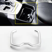 ABS Silver Car Water Cup Holder Cover Trim Central Control Cup Holder Cover for 2019 2020 Toyota RAV4 2024 - buy cheap