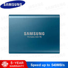SAMSUNG-unidad de disco duro externo T5 SSD HDD, 250GB, 500GB, 1TB, portátil, USB 3,1, para ordenador de escritorio, portátil y PC 2024 - compra barato