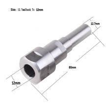 CHWJW 1 pc 12mm 1/2" Shank Router Bit Extension Rod Collet Engraving Machine Extension Milling Cutter for Wood 2024 - buy cheap