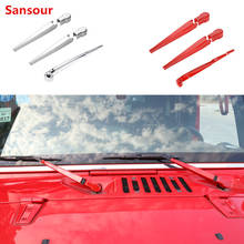 Windscreen Wiper for Jeep Wrangler JK JL 2007+ Car Front Rear Rain Wiper Blade Decoration Cover for Jeep Wrangler Accessories 2024 - buy cheap