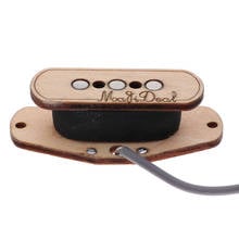 Tooyful WholeSale 3 String Cigar Box Electric Guitar Pickup Rosewood Magnetic Part 4.3K Resistance Music Practical Accessory 2024 - buy cheap